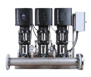 Grundfos three system e-pumps